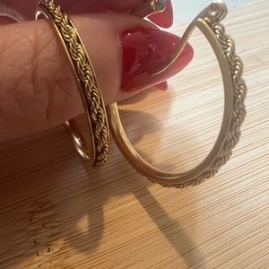 Stainless steel , brand new hoop earrings